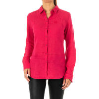 La Martina-Camisa manga larga y cuello de solapa LWC006 para Mujer