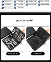 Set De Manicura Para Viajes 7/30pcs Herramientas De Uñas Multifuncionales Tijeras De Uñas Para Dedos Y Pies Acero Inoxidable - details 12