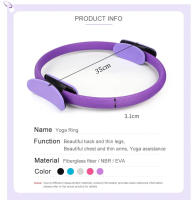 Anillo De Yoga Fitness Pilates Resistencia Elástica Ejercicio En Casa Mujer Niña Gimnasio Trabajo De Ejercicios Anillo Circular De Pilates - details 3
