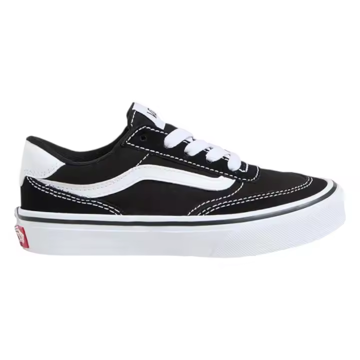 Zapatillas Vans Brooklyn Ls Suede Canvas Negro Blancas Vn000D82Ba21 Casual Niño Niña - 1