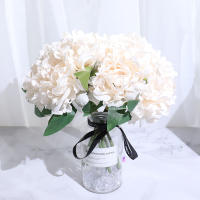 5pcs Flores Artificiales De Gran Tamaño En Blanco Hiedra Y Pino Alta Calidad Para Decoración De Hogar Y Bodas Bouquet De Lirio De Mar Y Peonía - details 0