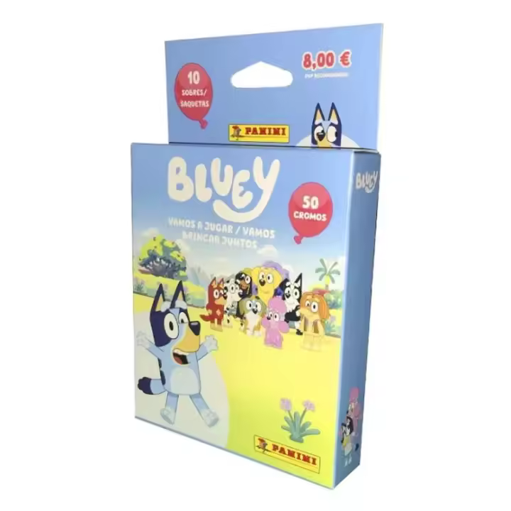 Bluey Serie 2. Blister con 10 Sobres 5216KBEPT10 PANINI - 1
