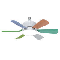 Bombilla LED De Techo Con Ventilador De 40W E27 Control Remoto Inteligente Para Dormitorio Y Sala De Estar Luz Y Ventilador En Uno Moderno Y Eficiente - details 18