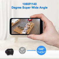 Cámara Mini 1080P HD Para Seguridad Interior Con Visión Nocturna Monitor De Bebé WiFi IP Grabadora De Audio Y Video - details 3