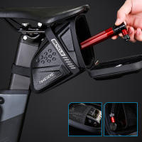 Bolsa De Sillín Para Bicicleta Impermeable Pequeña Almacenamiento Negro Kit De Accesorios Trasero Reflectante MTB Carretera - details 16