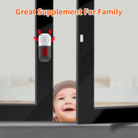 Alarma De Seguridad Para Puertas Y Ventanas Inalámbrica Anti-Robo Entrada De Casa Sensor Magnético Alarme Doméstico Negro - details 1