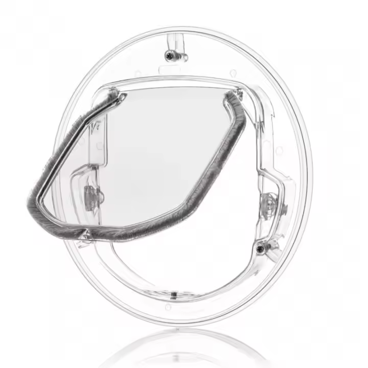 Puerta Para Gatos Con Cerradura De 4 Maneras Pequeña Puerta Para Perros Y Puppies Agujero De Acceso Material De Madera - 1