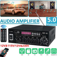 Amplificador Digital HIFI 300W+300W Para Coche Y Hogar Estéreo 2 Canales Con Pantalla De Audio Amplificador De Potencia De Aluminio Negro - details 0