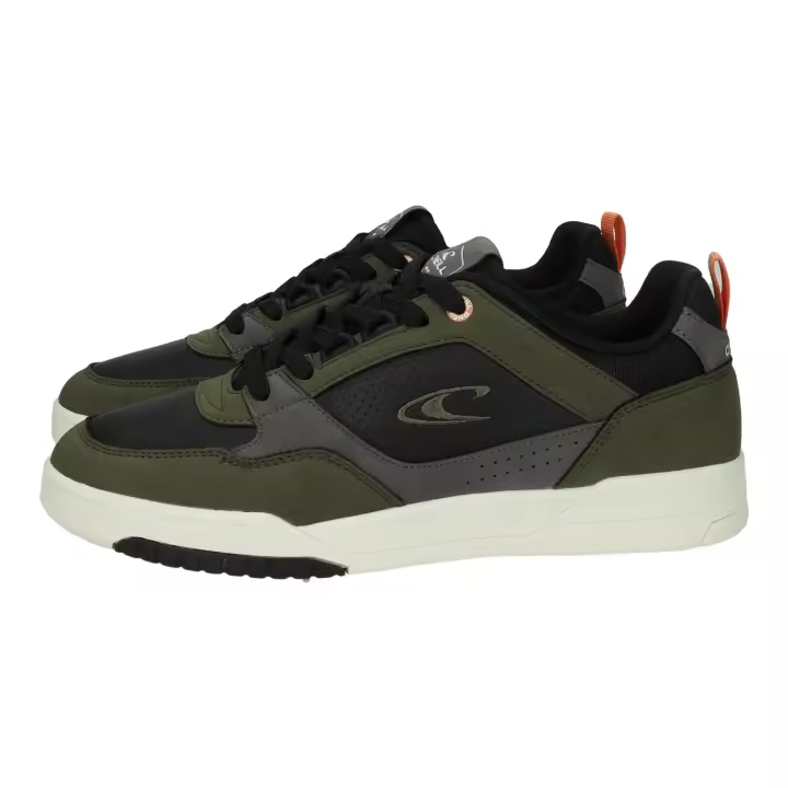 Deportivos marca O'NEILL para hombre en color negro-verde. Zapatillas O'Neill Cambria Men Low para Hombre, Color Black/Olive - 1