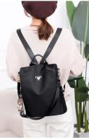 Mochila De Moda Para Mujer En Tela Oxford Impermeable Con Gran Capacidad Para Escuela Y Viajes Bolsa De Hombro Con Estampado Florido - details 6
