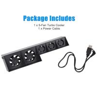 Ventilador De Enfriamiento Para Playstation 4 USB Control De Temperatura Turbo Con 5 Ventiladores Accesorio Para Consola De Juegos PS4 - details 5