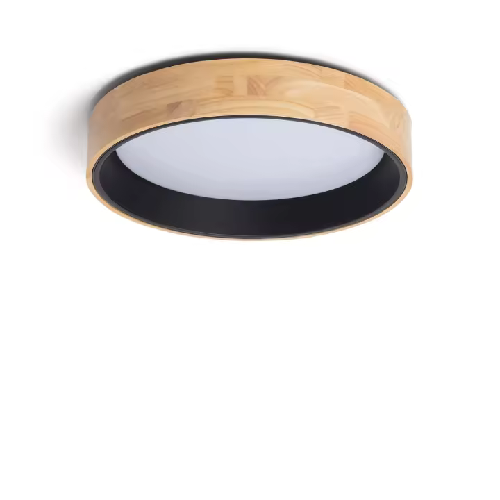 Ledkia Plafón LED Circular 20W Madera Ø470 Mm CCT Seleccionable Dari ILUZZIA - 1