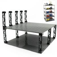 10PCS Placas De Base Doble Lado Para Bloques De Construcción Militar Accesorios De Ciudad Pilares MOC Piezas Juguetes Para Niños - details 0