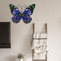 Arte De Mariposa Metálico Para Pared Decoración Colgante De Hierro Para Jardín Ornamento De Arte De Mariposa De Hierro - details 4