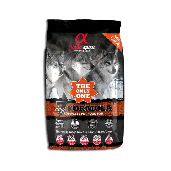 ALPHA SPIRIT 7 Days - Alimento Completo en Pienso Seco para Perros Adultos de Todas las Razas (Regalo Colchoneta en Saco de 12 kg) **COLOR COLCHONETA SEGUN STOCK** - 1