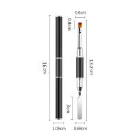 1PC Cepillo De Uñas Para Arte De Uñas Con Doble Finalizador Acrílico UV Extensión Flor Dibujo Borrador De Gel Y Espátula Herramienta De Manicura - details 6
