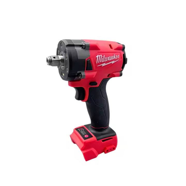 Llave De Impacto Eléctrica Sin Cable Milwaukee 1/2 Para Reparación De Coches Y Camiones Herramientas De Potencia Recargables 18V - 1