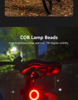 Luz Trasera De Bicicleta Inteligente LED Recargable Impermeable Con Sensor De Freno Automático Luz De Ciclismo Para Asiento Posterior - details 8
