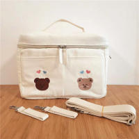 Bolsa Térmica Impermeable Para Botella De Alimentación Bebé Organizador De Estropadillo Para Carrito De Bebé Con Cierre De Cremallera Material De Tela Tamaño Medio - details 1