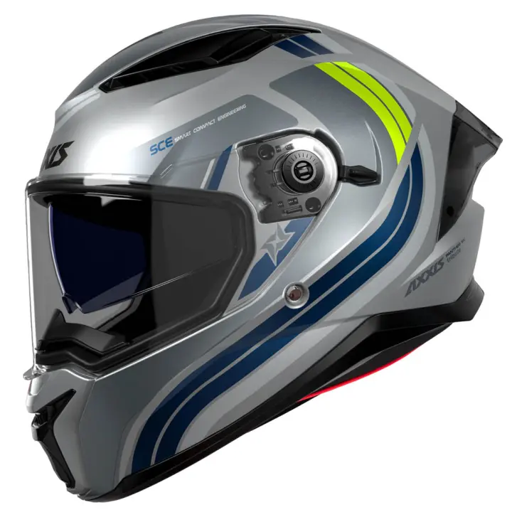 Casco de Moto Integral AXXIS Panther SV Tribute Azul - 1