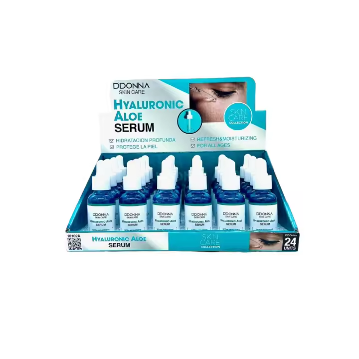 Serum Ácido Hialurónico Aloe pack 1 x 6 UNIDADES - Hidratación y Rejuvenecimiento DDONNA COSMETICS - 1