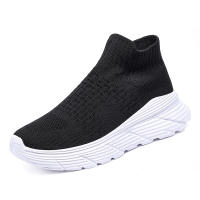 Zapatillas deCanvas Negras Para Hombre Y Mujer 2024 Comodidad Alta Durable Talla 35-46 Zapatillas Planas De Running Con Corte Medio - details 1