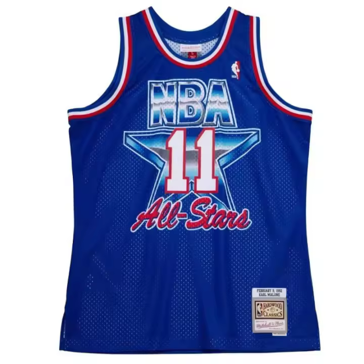 Camiseta Karl Malone All Star West 1992 - Retro Swingman Mitchell and Ness - 1