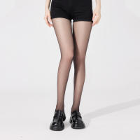 Kave Negras Tules Transparentes Para Mujer 20D Cintura Alta Sin Rasguños Control Top Pantimedias Antideslizantes De Corte Fino - details 5