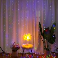Guirnalda De Luces LED Para Ventanas 6x3M/3x3m Con Control Remoto Y Alimentación USB Decoración Navideña Para Hogar Y Jardín - details 8
