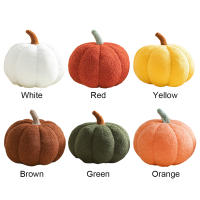 Cojín De Tofú De Algodón Suave Y Suave En Forma De Calabaza 3D Para Decoración De Halloween Cojín Para Sofá Y Dormitorio Estilo Otoño - details 9