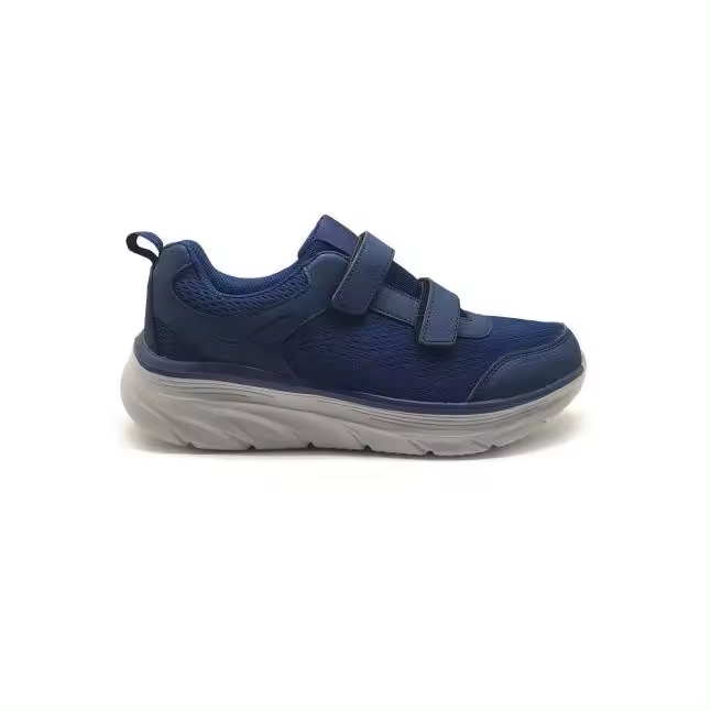 DOUBLE MEMORY DEPORTIVA HOMBRE MARINO CON VELCRO Y PLANTILLA MEMORY FOAM CÓMODA Y VERSATIL V8760MARINO DOUBLE MEMORY - 1
