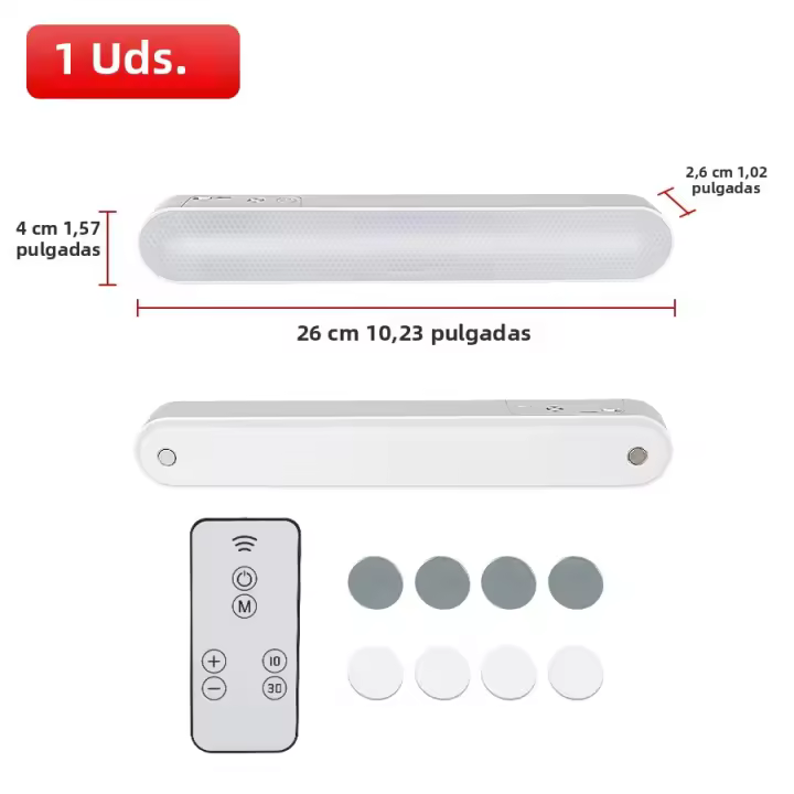 Lámpara De Lectura Magnética Con Luz Nocturna 5000mAh Protección Para Los Ojos 3 Modos De Iluminación Control Remoto Y Timer - 1