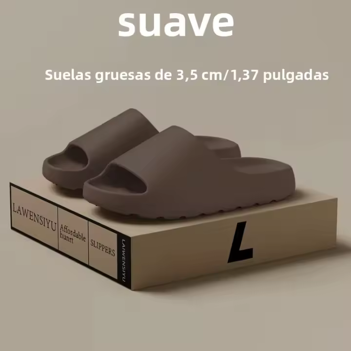 Zapatillas Antideslizantes Para Hombre Para El Baño Y El Hogar Material EVA Cómodas Y Seguras Para Uso Interior - 1