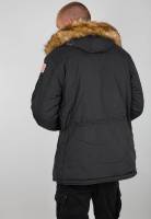 Chaqueta Polar Alpha Industries Hombre Chaqueta de invierno Parkas, Negro (Talla M) - details 4