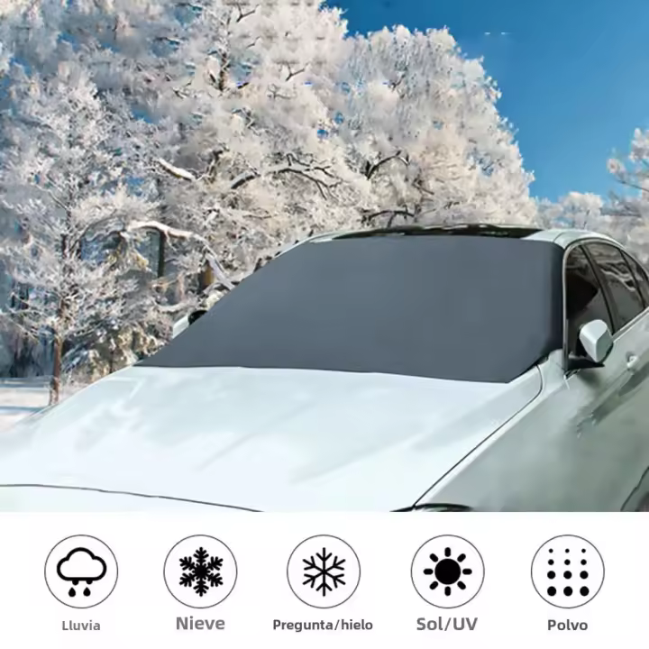 Cubierta De Parabrisas Solar Magnética Para Coche Escudo De Nieve Plegable Accesorio Exterior Para Ventanas Y Parabrisas - 1