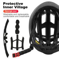 Casco De Bicicleta Para Hombres Ultraligero Competición MTB Con Tecnología De Enfriamiento Integrado Adecuado Para Cabeza De 55-60cm - details 4