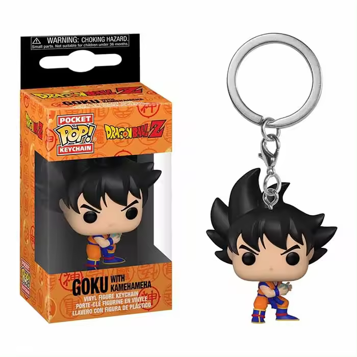 Funko Pop! Llavero Keychain Dragon Ball Z, Goku with Kamehameha - 1