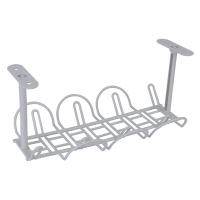 Organizador De Cables Con Enchufe Y Estante Soporte Para Escritorio Adhesivo Fuerte Almacenamiento De Cableado Madera Ecológica - details 10