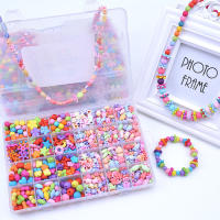 Juguetes De Perlas DIY Para Niñas Con Conjunto De Accesorios 24 Cajas Hacer Joyería Y Pulseras Creativo Regalo Para Niños - details 14
