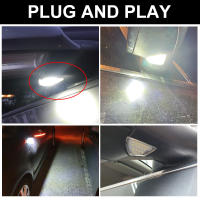 2pcs Lámparas LED Error Free Para Espejo Inferior VW Golf 5 MK5 Variante R32 GTI MK5 EOS Sharan 03-10 OEM#3C0945291 Luz De Puerta De Coche T10 12V 3W - details 1