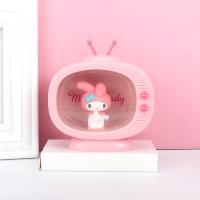 Luz De Noche Kawaii Sanrio Figura De Anime Cinnamoroll My Melody Hello Kitty Decoración De Escritorio Modelo TV Luz Ambiente Regalo De Navidad - details 6