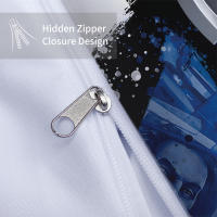 Juego De Cama Deportiva 3 Piezas Con Estampado De Carreras Incluye Funda De Edredón Y 2 Almohadillas No Rellenas Skin-friendly Transpirable Antipelusa - details 5