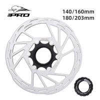 Rotor De Freno De Disco IIIPRO Para Bicicleta De Carretera Con Anillo De Bloqueo Tamaños 140mm/160mm/180mm/203mm Material De Aluminio Ligero - details 0