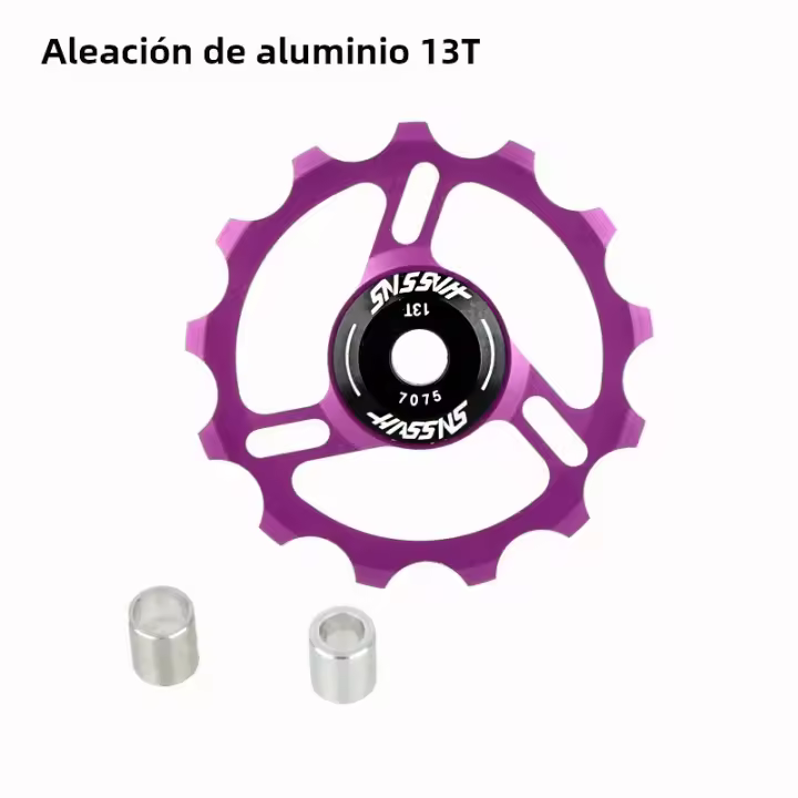 HASSNS Pulleys De Derilecto Para Bicicleta Cerámica De Metal 11T 13T Derilecto Trasero De Montaña Y Carretera Para Ciclismo - 1