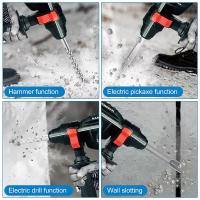 taladro rotativo inalámbrico sin escobillas, 2000W, 10600IPM, martillo eléctrico recargable, taladro de impacto para batería Makita - details 5