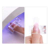 10 Pcs Extensiones De Uñas Falsas De Gel Polímero Para LED Clavos De Construcción Rápida Para Formas De Uñas Y Clips De Uñas - details 1
