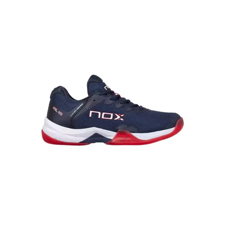 ZAPATILLAS DE PADEL NOX ML10 HEXA AZUL MARINO / ROJO - 1
