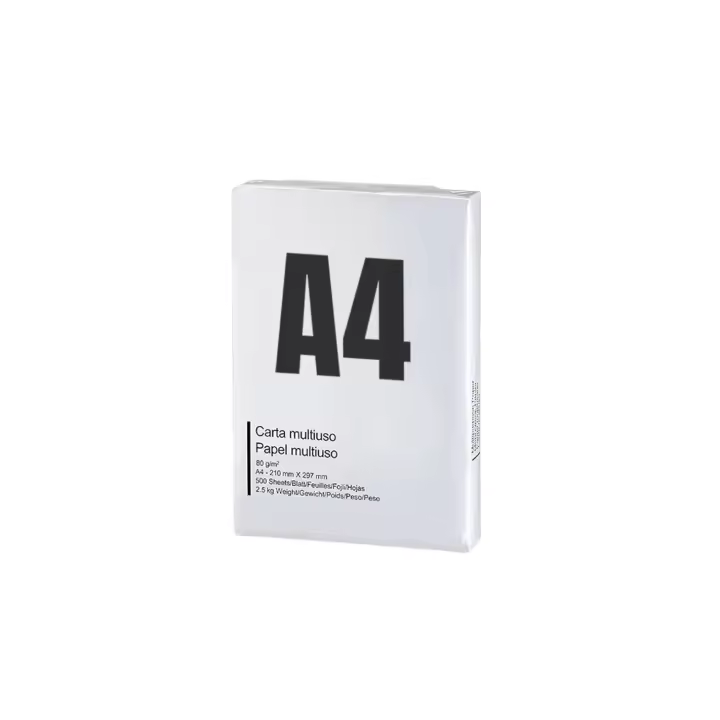 Mediawave Store 42757 Papel de Arroz Tamaño A4 500 Hojas 80 g Eins Copia Universal - 1