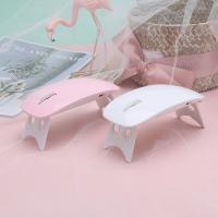 Lámpara De Secado De Uñas Mini USB Con Interfaz De Doble Uso Lámpara De Pastelillo Plegable Para Uñas LED Material PP - details 0