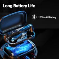 Lenovo Auriculares Inalámbricos QT81, Audífonos con Control de Sonido, Cascos de Videojuegos, Estéreo, Graves, Micrófono Doble, Reducción de Ruido, 1200 mAh, Bluetooth 5.0. Envió 24/48 horas - details 0